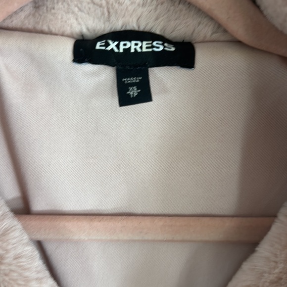 Express Faux Fur Jacket - Pink - XS - Picture 4 of 15